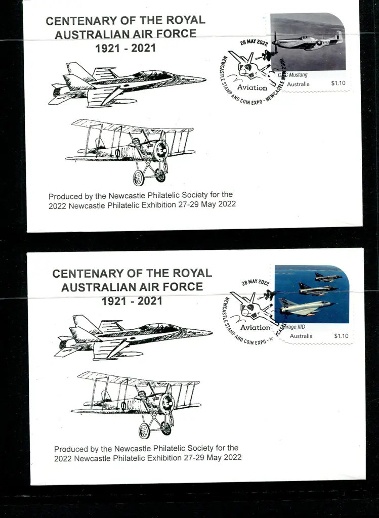 2022 (28th May) $1.10 RAAF Centenary MyStamp set ... Image 1++