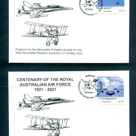 2022 (28th May) $1.10 RAAF Centenary MyStamp set ...