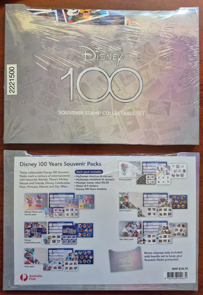 2023 Disney 100 Years "Souvenir Stamp Collectable ... Image 1++