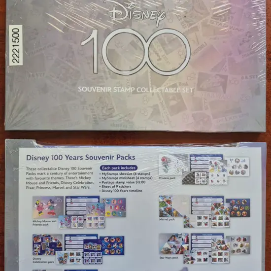 2023 Disney 100 Years "Souvenir Stamp Collectable ...