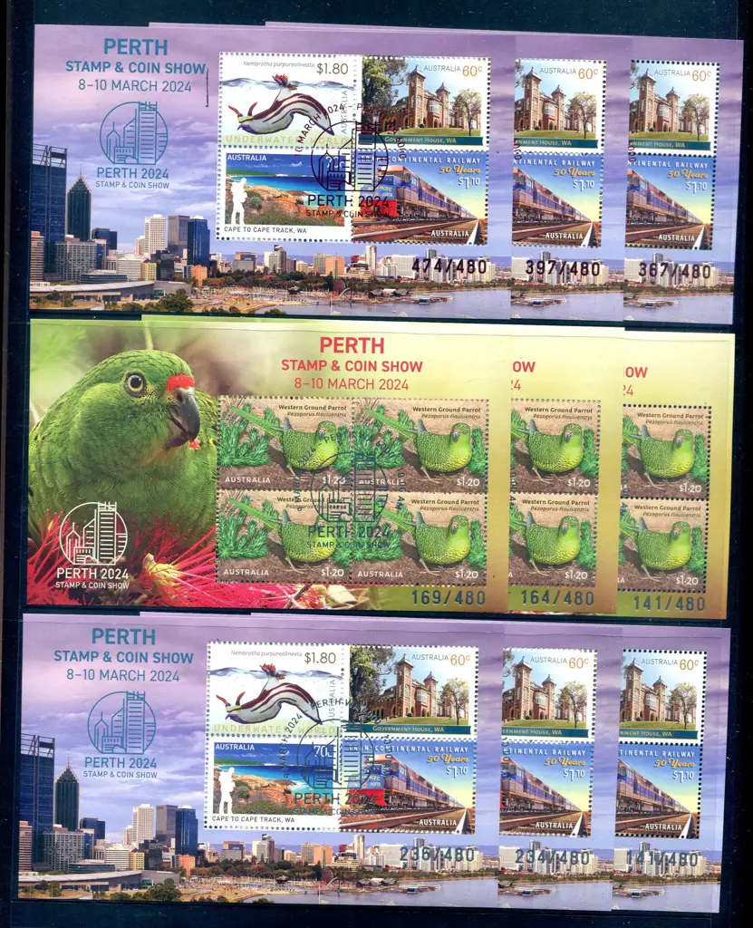 2024 (8th-10th Mar) Perth Stamp & Coin Show $4.80 ... Image 1++