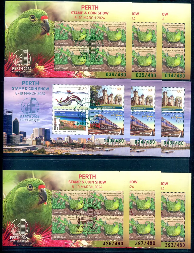 2024 (8th-10th Mar) Perth Stamp & Coin Show $4.80 ... Image 1++
