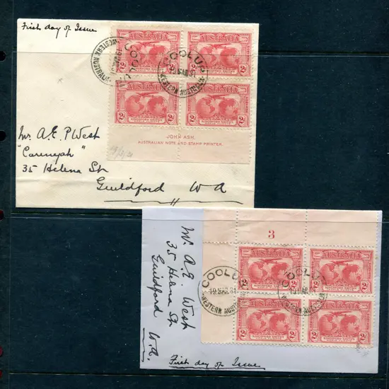 1931 19th Mar) 2d Kingsford Smith John Ash imprint ...