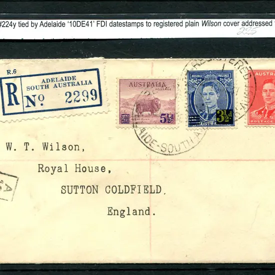 1941 (10th Dec) Surcharged set of 3 with 2½d & 3½d ...