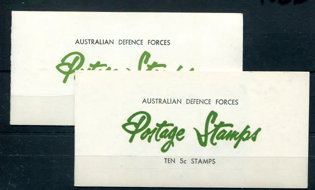 1967/68 50¢ ADF booklets x 2 with 5¢Thornbill & 5¢ ... Image 1++