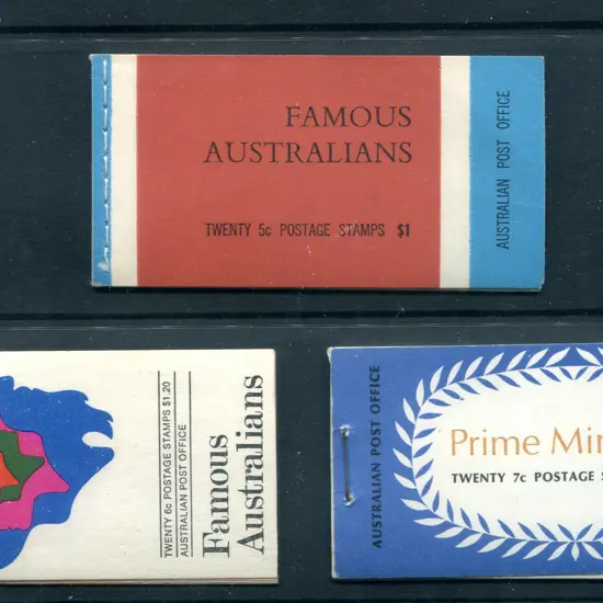 1968/69 $1 & $1.20 Famous Australian's plus $1.40 ...