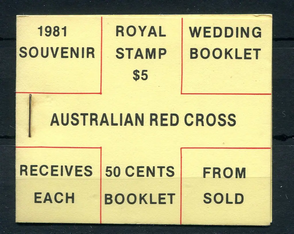 1981 $5 "Royal Wedding Booklet" with printed ... Image 1++
