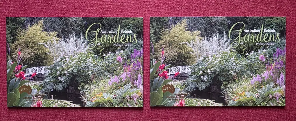 2013 Gardens Prestige booklets ovptd "Centenary of ... Image 1++