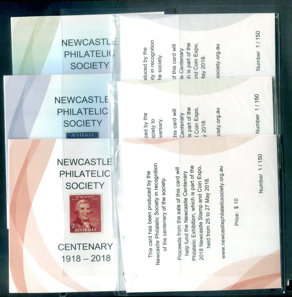 2018 Newcastle Philatelic Society Centenary ... Image 1++