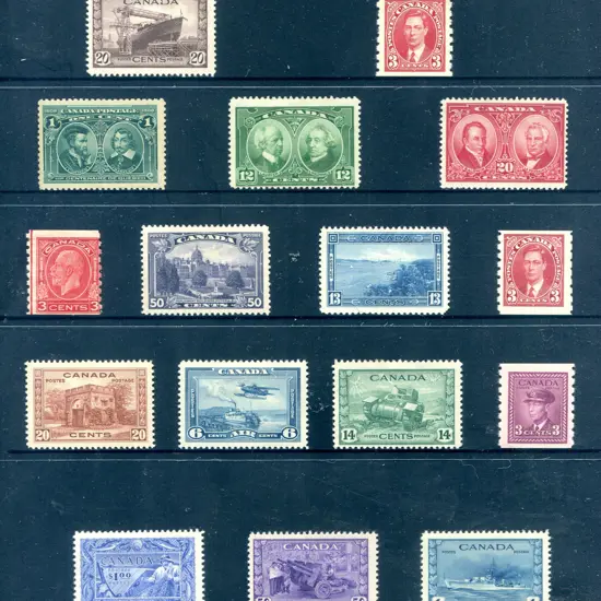 Canada A group of MUH/MLH better issues incl 1908 ...