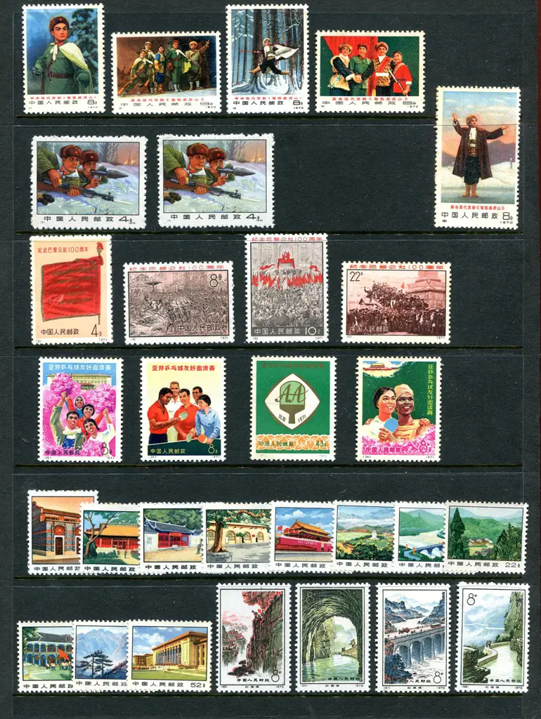 China 1970-1972 Accumulation arranged on Hagners ... Image 1++