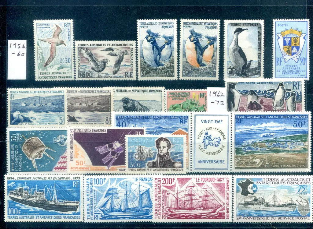 French Southern Antarctic Territory 1956-1972 MUH ... Image 1++