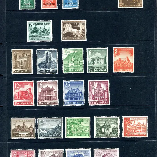 Germany 1927-45 MUH on Hagners noting 1927 IAA ...