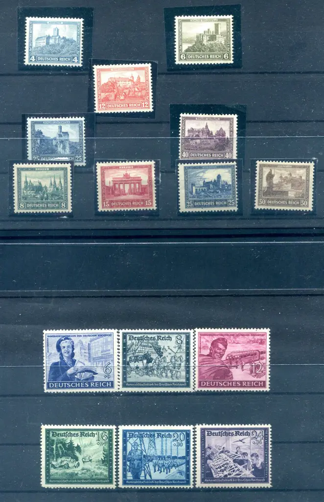Germany 1930-1944 MLH range of semi-postal sets ... Image 1++
