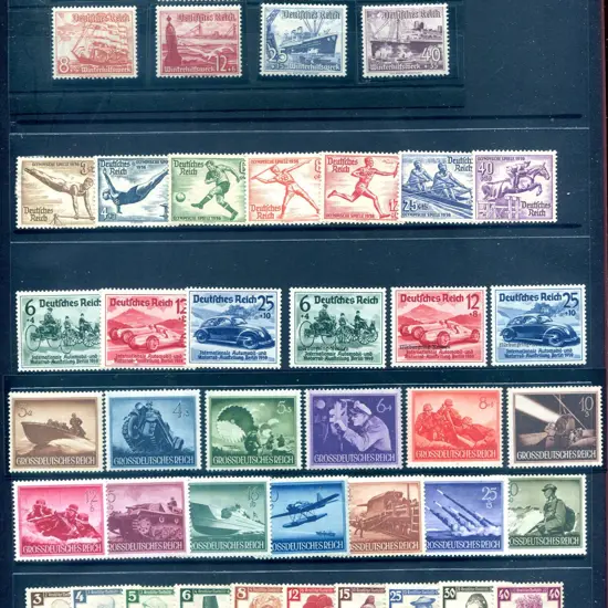 Germany 1930-1944 MLH range of semi-postal sets ...