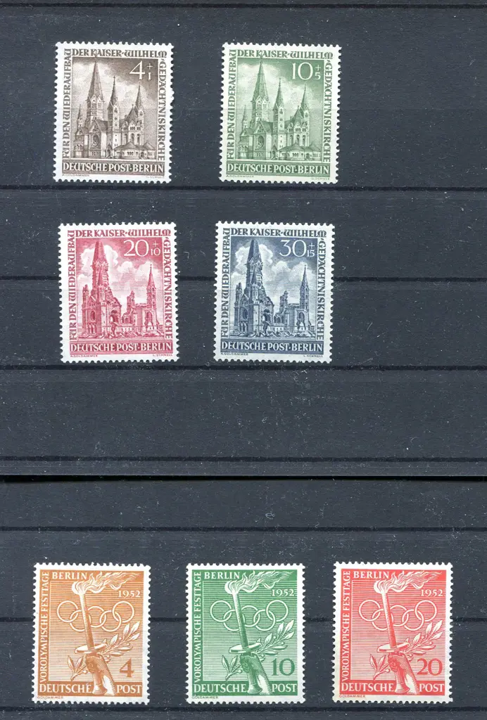 Germany-Berlin 1951-1969 selection on stockcards ... Image 1++
