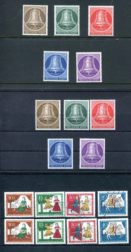 Germany-Berlin 1951-1969 selection on stockcards ... Image 1++