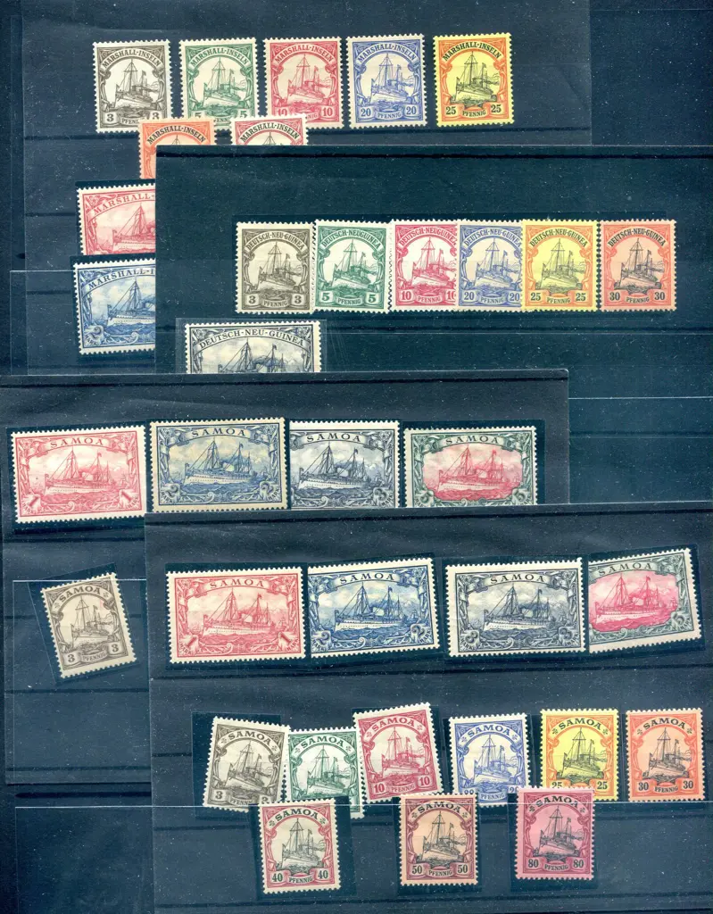 German Colonies "Yachts" MLH range noting Cameroun ... Image 1++