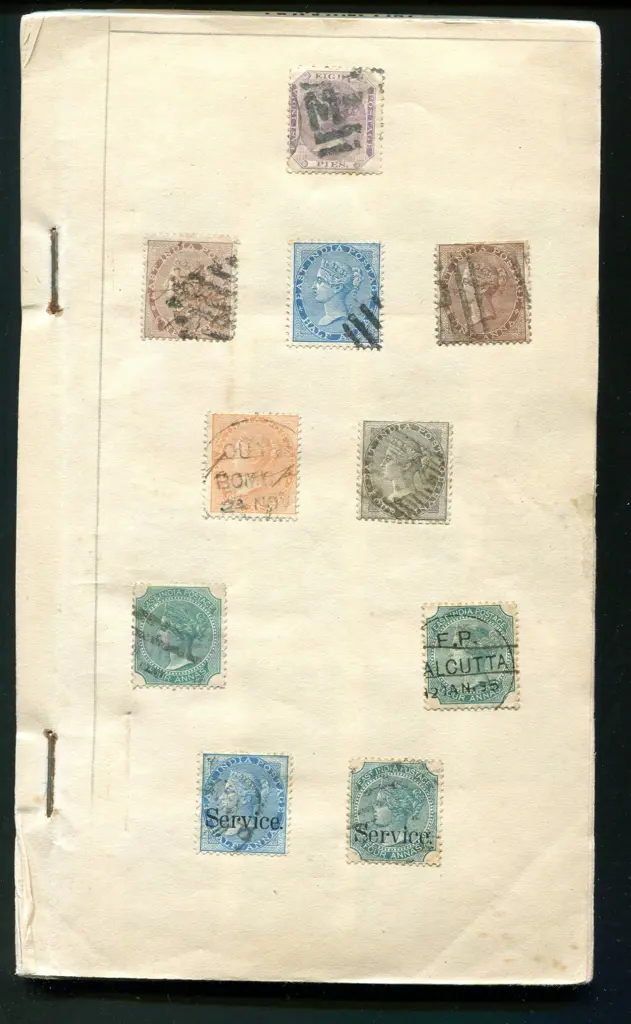 India & States QV to KGVI used range mounted in ... Image 1++