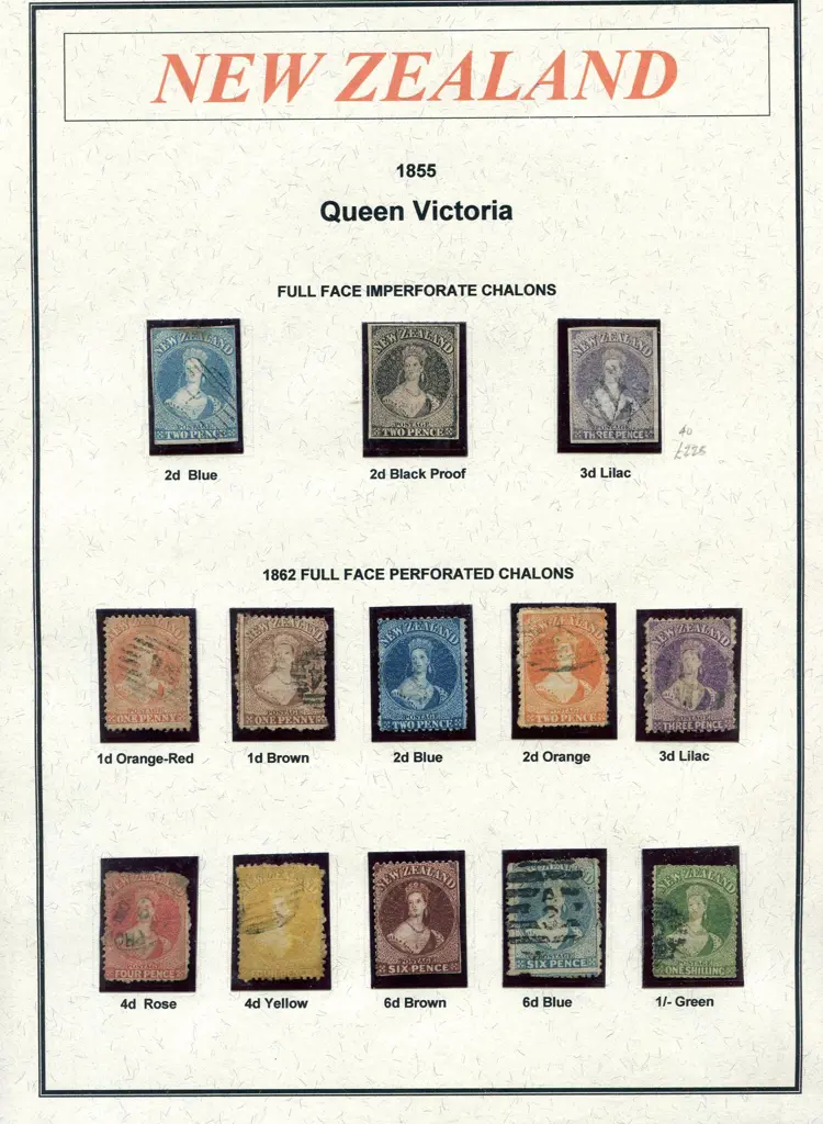 New Zealand Chalons in mixed cond but noting 3d ... Image 1++