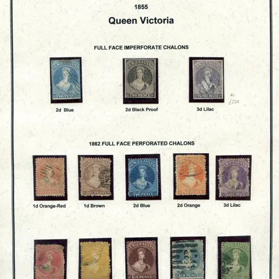 New Zealand Chalons in mixed cond but noting 3d ...