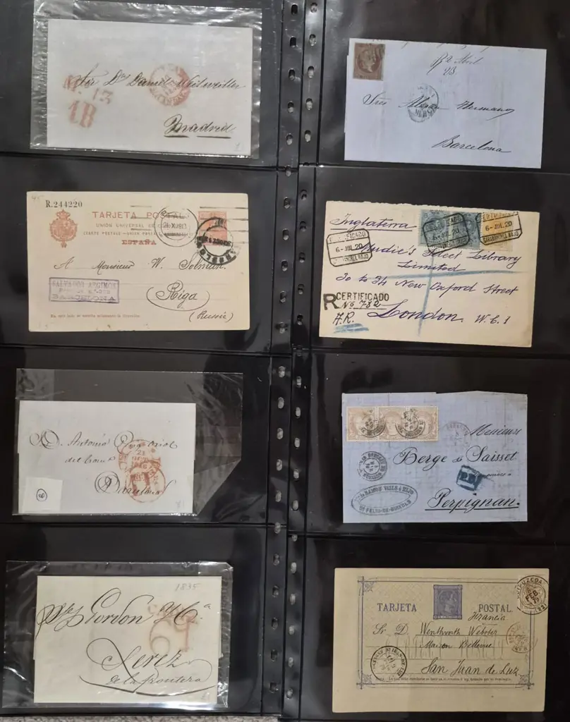 Spain Pre-stamp entires & letters (19th Century ... Image 1++