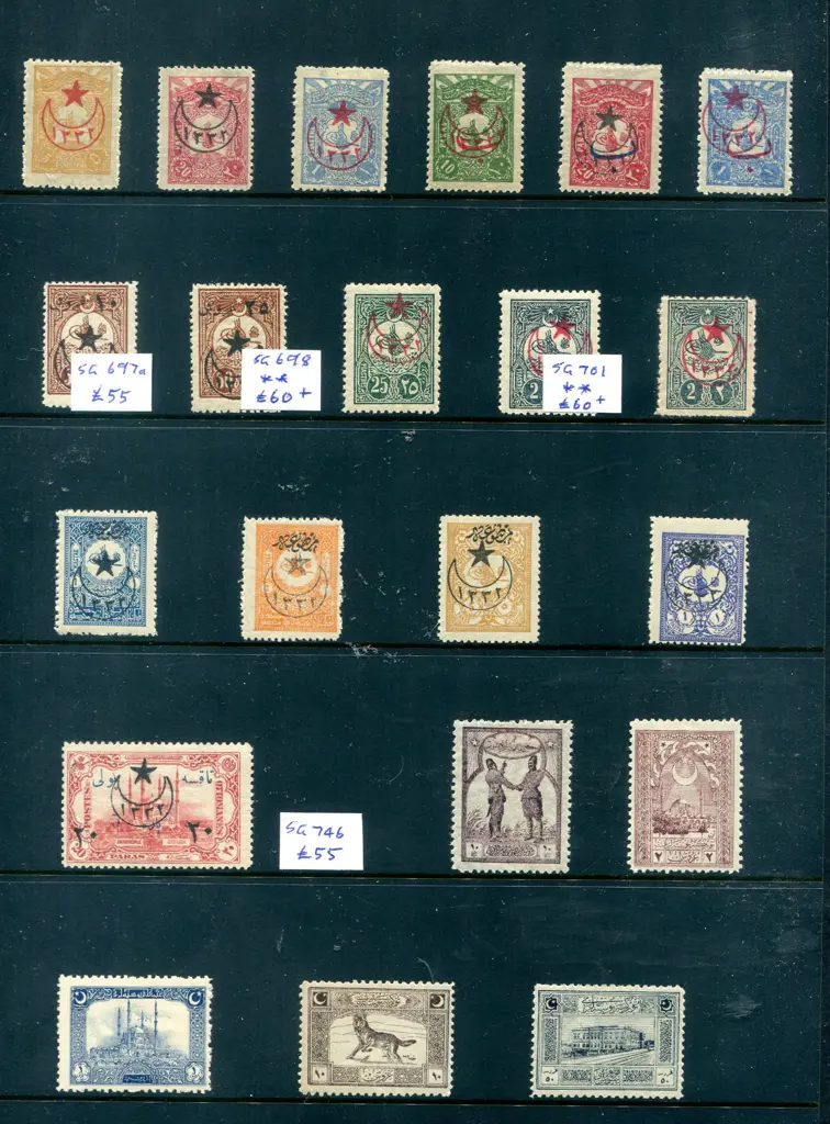 Turkey 1908-1921 MUH/MLH range incl 1916 ... Image 1++