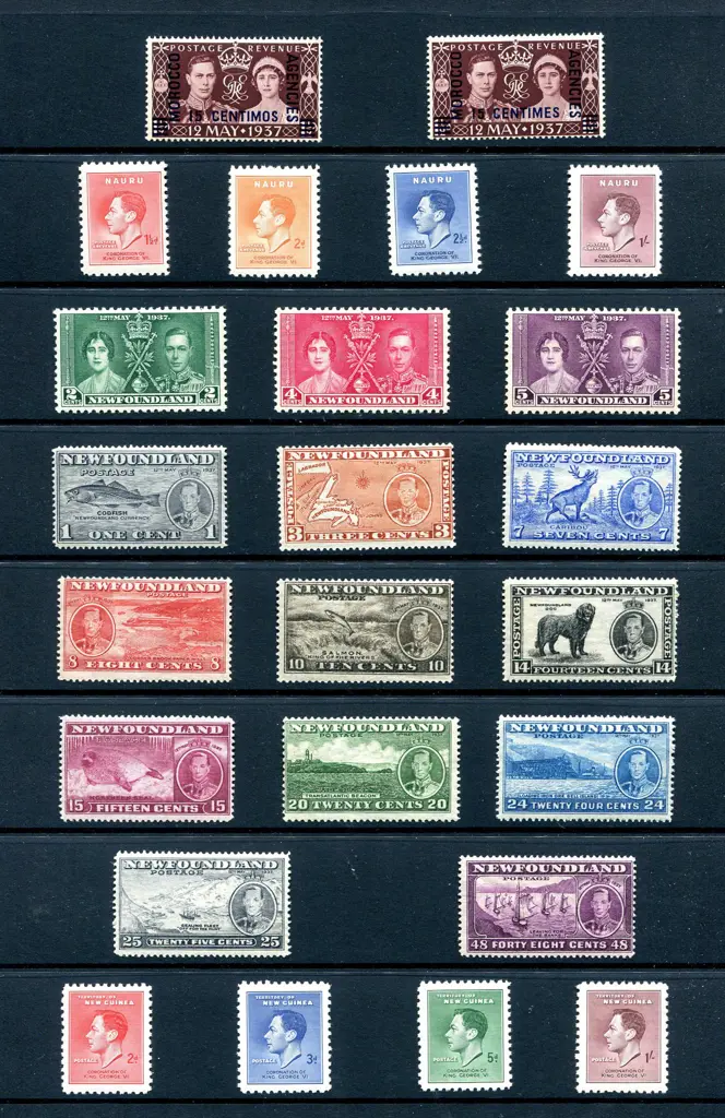 British Commonwealth 1937 Coronation set on ... Image 1++