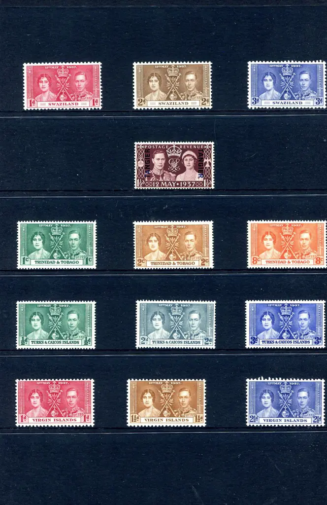 British Commonwealth 1937 Coronation set on ... Image 1++