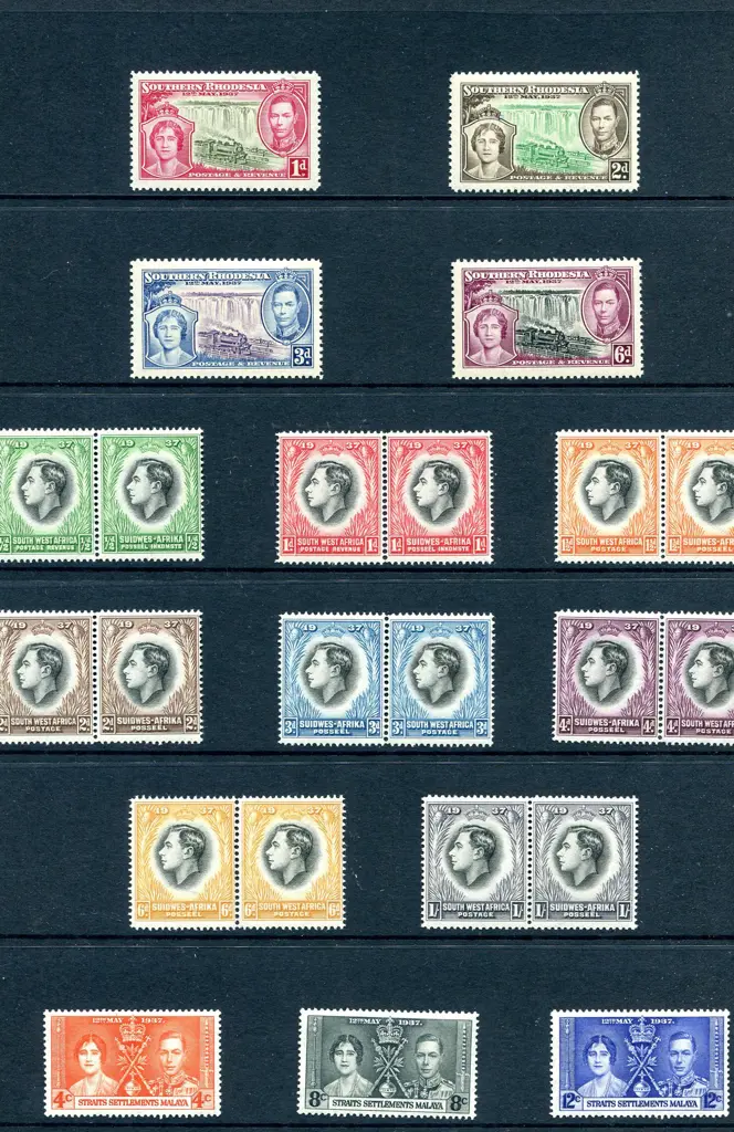 British Commonwealth 1937 Coronation set on ... Image 1++