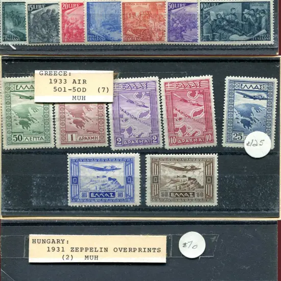 World A "balance of consignment" lot with better ...