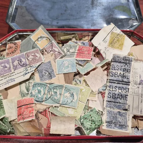 Kangaroos & KGV Good to fine used off paper plus a ...