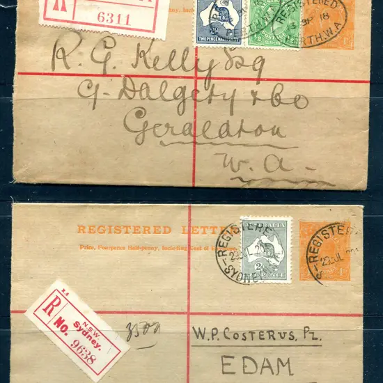 KGV 1d, 1½d & 2d reds good to fine used off paper ...