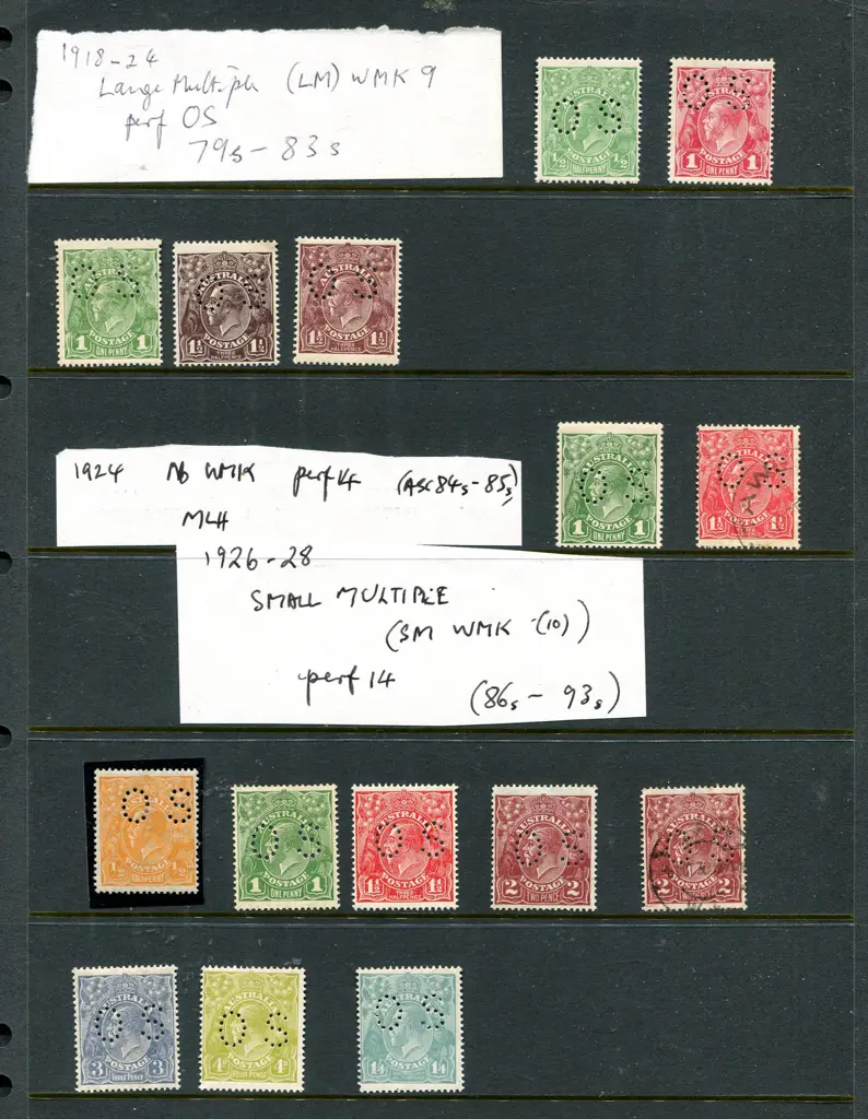 Officials KGV range all perfined "OS" sorted by ... Image 1++