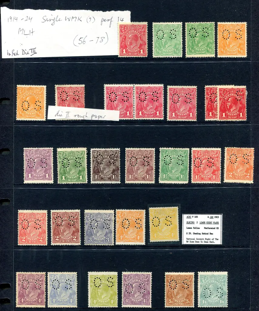Officials KGV range all perfined "OS" sorted by ... Image 1++