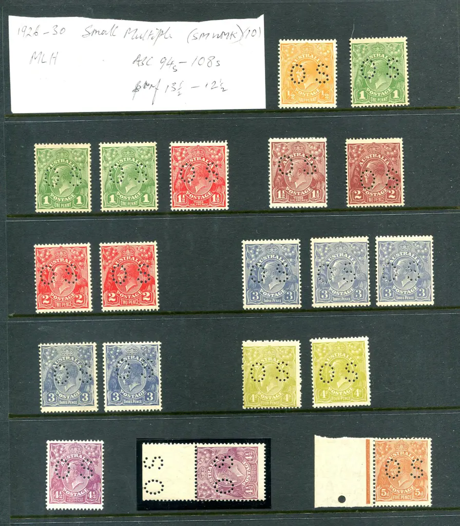 Officials KGV range all perfined "OS" sorted by ... Image 1++