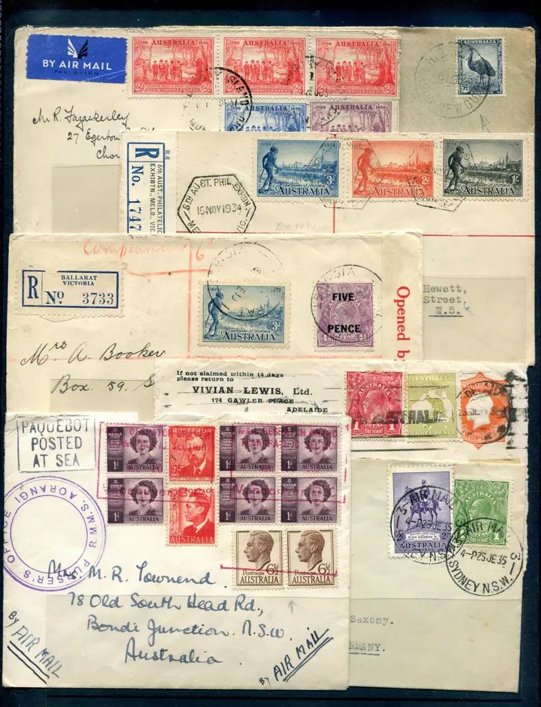 Pre-decimals 1922-1965 range of covers noting ... Image 1++