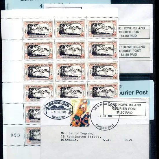 Lord Howe Island 1999 (11th June) $7.20 "Emergency ...