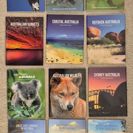 Pre-paid Postcards Australia Post sets of 6 ...
