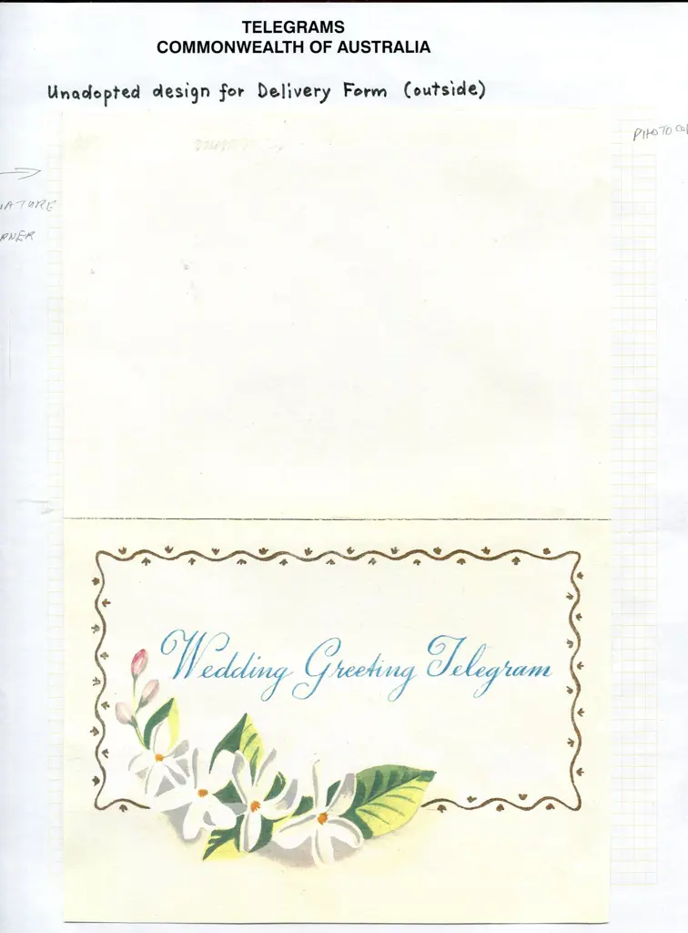 Telegrams c1950's Unadopted artists essays with 7 ... Image 1++