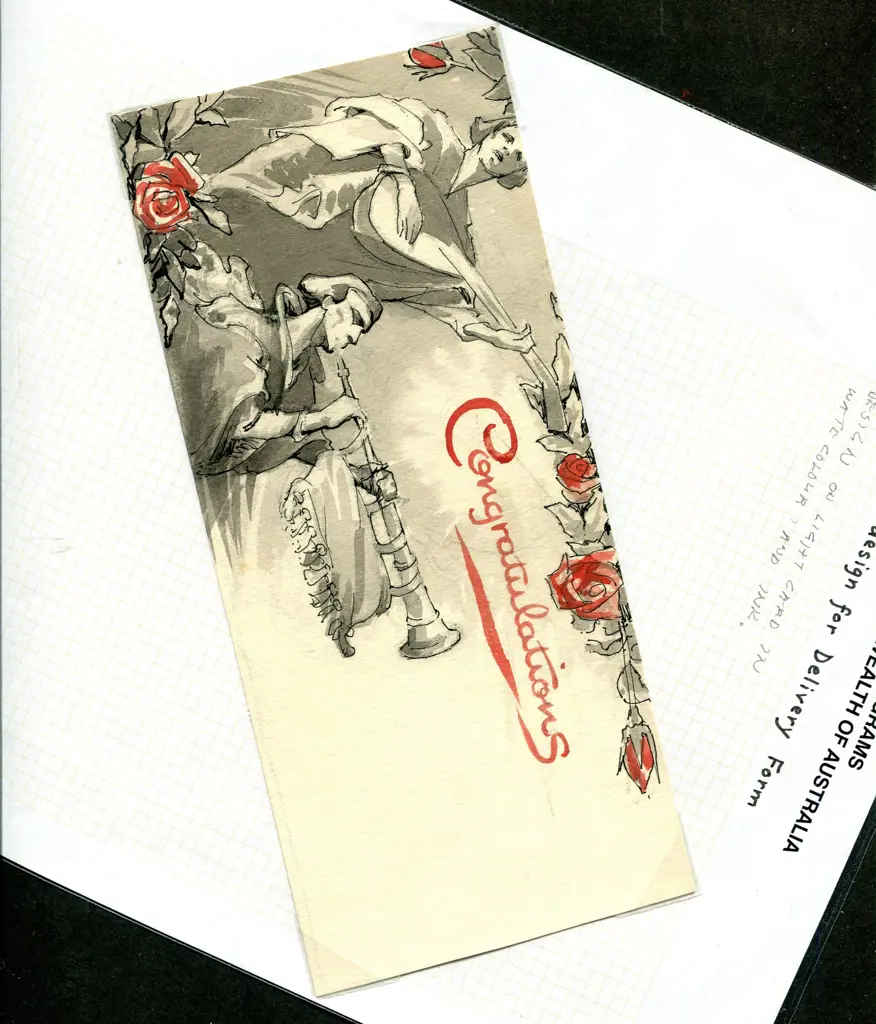 Telegrams c1950's Unadopted artists essays with 7 ... Image 1++