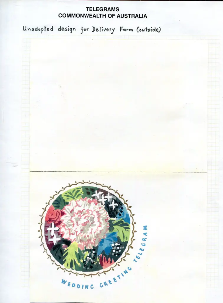 Telegrams c1950's Unadopted artists essays with 7 ... Image 1++