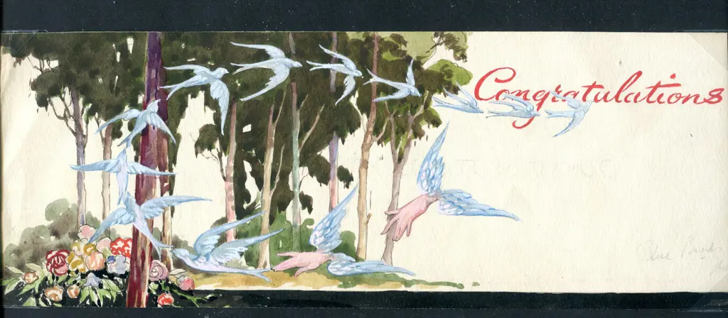 Telegrams c1950's Unadopted artists essays with 7 ... Image 1++