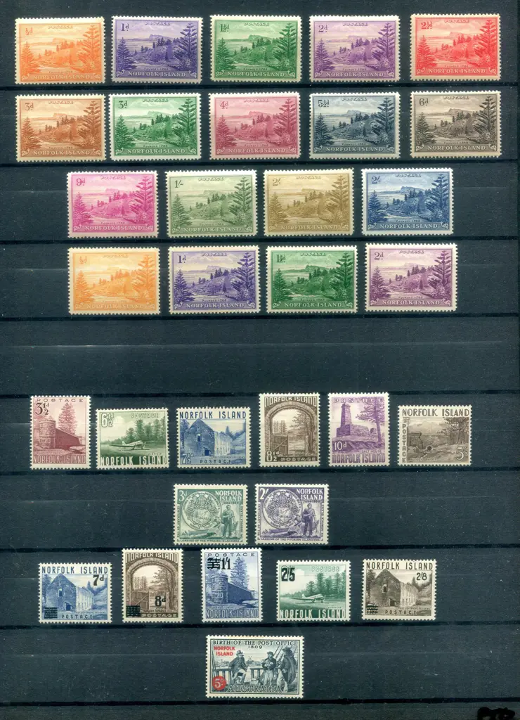 Norfolk Is 1947-1965 complete MUH incl full set of ... Image 1++