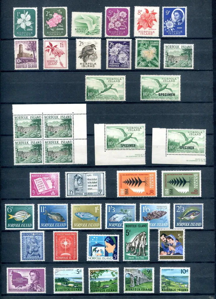 Norfolk Is 1947-1965 complete MUH incl full set of ... Image 1++