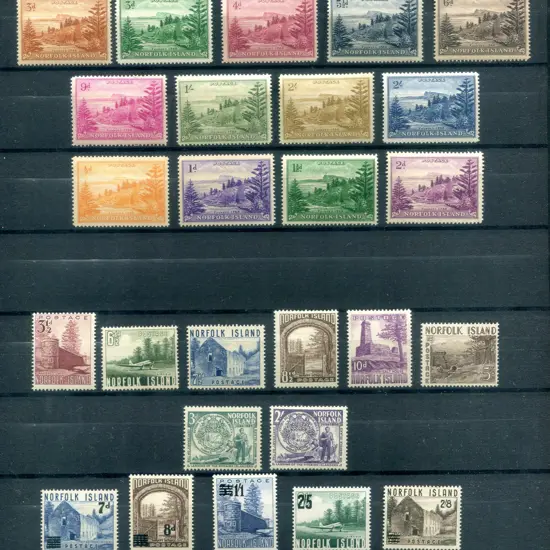 Norfolk Is 1947-1965 complete MUH incl full set of ...