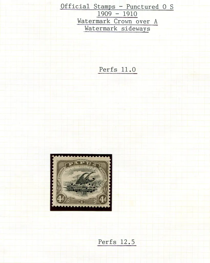 Papua 1906-1941 mostly fine MLH on leaves in ... Image 1++