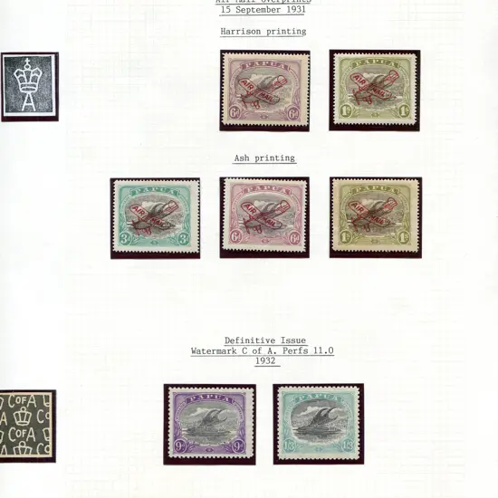 Papua 1906-1941 mostly fine MLH on leaves in ...