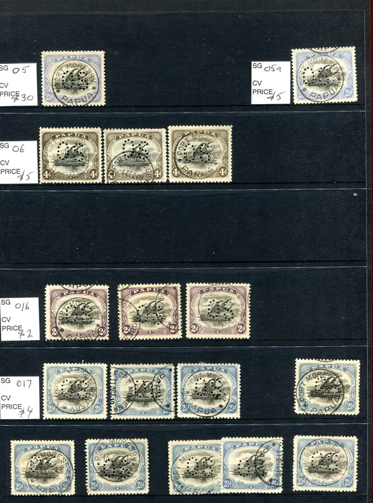 Papua Vol. 2. Continued from the above lot with SG ... Image 1++