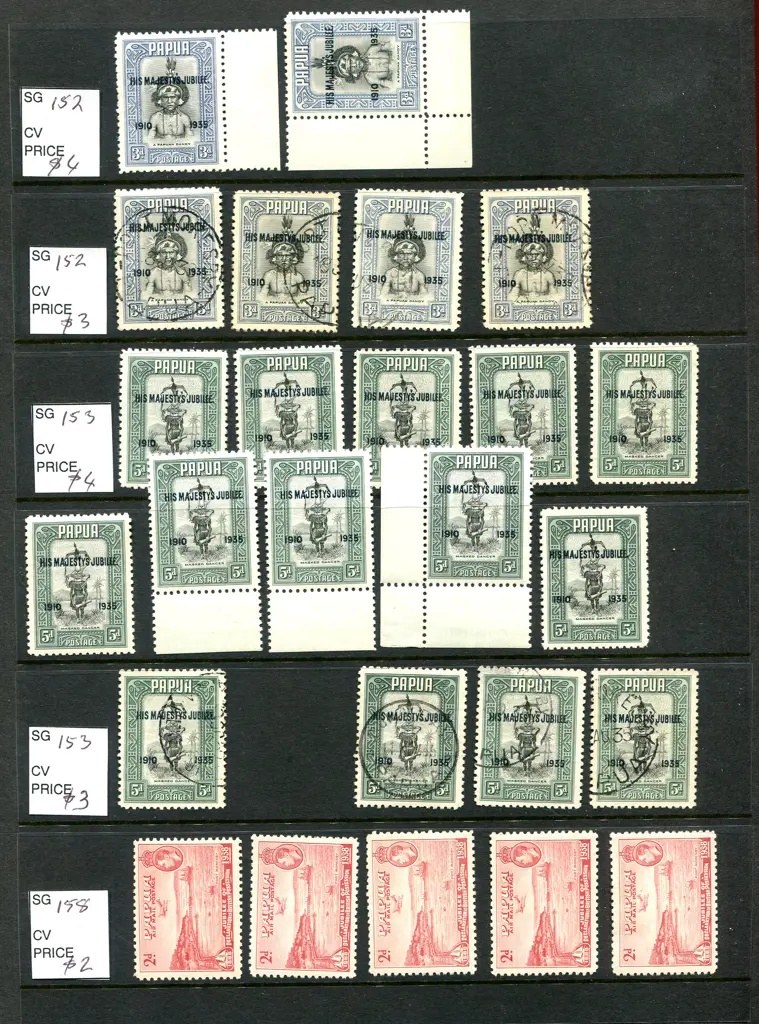 Papua Vol. 2. Continued from the above lot with SG ... Image 1++